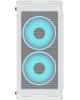 OKLICK Корпус mATX OCC-MN302F, Mini-Tower, без БП, белый