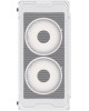 OKLICK Корпус mATX OCC-MN302F, Mini-Tower, без БП, белый