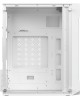 OKLICK Корпус mATX OCC-MN302F, Mini-Tower, без БП, белый