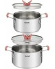 TEFAL Набор посуды Opti Space 2100115982, 13 предметов