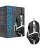 LOGITECH Мышь проводная G502 SE Hero, игровая, лазерная, USB, 16000dpi, черный и белый [910-005732]