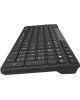 A4TECH Клавиатура Fstyler FBK27C AS черный USB беспроводная BT/Radio slim Multimedia (FBK27C AS)