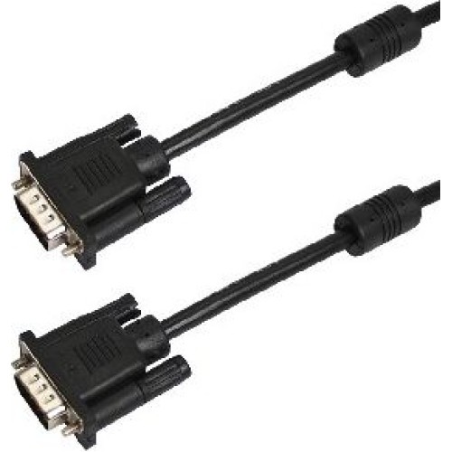 Кабель VGA PROCONNECT (17-5505-6) Шнур VGA - VGA с ферритами, 3м, черный