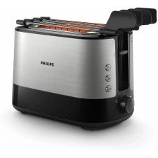 PHILIPS Тостер HD2639/90, черный/серебристый