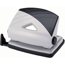 KW-TRIO Дырокол BIAS Smart 091Q0 макс.:16лист. металл/пластик черный/серый отв.:2 с линейкой