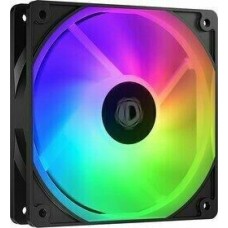 ID-COOLING Вентилятор для корпуса XF-120-ARGB-K (120mm, 1500rpm, 68.2 CFM, 30.5 дБ, PWM 4-pin, black) (XF-120-ARGB-K)