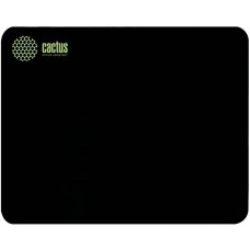 CACTUS Коврик для мыши Black черный, ткань, 300х250х2мм [cs-mpc-p01m]