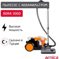 ARNICA Пылесос Bora 3000, 2400Вт, оранжевый/черный [et11020]
