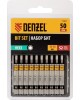 Набор бит DENZEL Набор бит HEX 3х50, сталь S2, шестигранный профиль, 10 шт. 11661