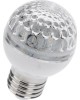 NEON-NIGHT Лампа светодиодная, диаметр 50мм, Е27, 10 LED, 1Вт, ЗЕЛЕНЫЙ, прозрачная колба, 24В, постоянное напряжение