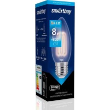 Лампа SMARTBUY (SBL-C37F-8-60K-E27) 8W/6000/E27