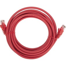 REXANT Патч-корд U/UTP, CAT 6, RJ45-RJ45, 26AWG, LSZH, красный, 5м