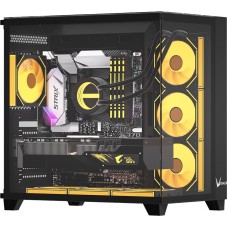 FORMULA Корпус ATX Crystal Z9 FLOE, Midi-Tower, без БП, черный [crystal z9 floe b]