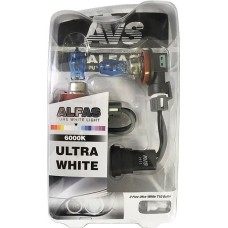 AVS Газонаполненные лампы ALFAS Pure-White 6000К H11 12V 85W, комплект 2+2 (W5W) шт
