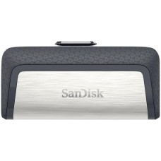 USB-флэш SANDISK Флешка USB Ultra Dual 128ГБ, USB3.0, серый и узор [sdddc2-128g-g46]