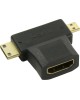Кабель, переходник SMARTBUY A119 адаптер HDMI F-MINIHDMI M-MICROHDMI M