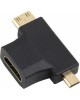 Кабель, переходник SMARTBUY A119 адаптер HDMI F-MINIHDMI M-MICROHDMI M