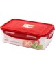 Посуда из пластика OURSSON CP1103S/RD контейнер прямоуг. 1,1л