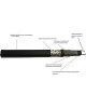 СИСТЕМЫ АНТИОБЛЕДЕНЕНИЯ PROCONNECT (51-0635) SRL 40-2CR (UV) Кабель греющий самрег , экранированный, с защитой от ультрф, 40 Вт/1 м, 200 м
