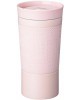 Термокружка AGNESS 709-093 ТЮДОР с конопкой-стоппером (розовый) 380мл