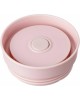 Термокружка AGNESS 709-093 ТЮДОР с конопкой-стоппером (розовый) 380мл