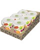 Контейнер-кружка HOMVER Greenery 750мл с клапаном с декором (светло-бежевый) 221130725/01
