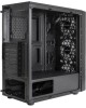 EXEGATE EX292859RUS Корпус Miditower EVO-8243 (ATX, без БП, 2*USB+1*USB3.0, черный, 3 вент. с RGB подсветкой, боковая панель - закаленное стекло)