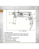 ВИХРЬ Перфоратор П-5А-1000 патрон:SDS-plus уд.:5Дж 1000Вт