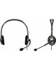 LOGITECH Гарнитура H111, для контактных центров, накладные, проводные, серый [981-000593]