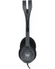 LOGITECH Гарнитура H111, для контактных центров, накладные, проводные, серый [981-000593]