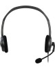 LOGITECH Гарнитура H111, для контактных центров, накладные, проводные, серый [981-000593]