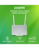 DIGMA Wi-Fi роутер HOME, N300, белый [d4ghmawh]