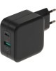 TOPON Блок питания TOP-GaN-65W автоматический 65W 5V-20V 3.25A 2xUSB от бытовой электросети LED индикатор