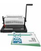 OFFICE KIT Переплетчик B2125N A4/перф.23л.сшив/макс.500л./пластик.пруж. (4.5-51мм)