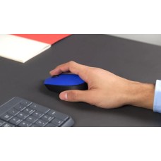 LOGITECH Мышка WRL M170 BLUE/BLACK 910-004647