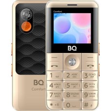 Телефон мобильный BQ 2006 Comfort Gold/Black