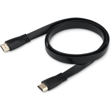 BURO Кабель аудио-видео HDMI 1.4 Flat HDMI (m)/HDMI (m) 1м. черный (BHP HDMI 1)