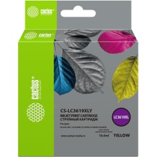 CACTUS Картридж струйный CS-LC3619XLY желтый (19.4мл) для Brother MFC-J2330DW/J2730DW/J3530DW/J3930DW