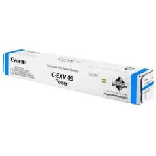 CANON Тонер C-EXV49C, для iR-ADV C33xx, голубой, туба