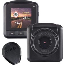 ROADGID Видеорегистратор Mini 3 GPS Wi-Fi, черный