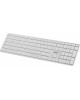 ACER Клавиатура OKR301, USB, Bluetooth/Радиоканал, белый + серебристый [zl.kbdee.015]