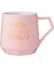LEFARD КРУЖКА COFFEMANIA 310МЛ, ПУДРОВАЯ 90-1077