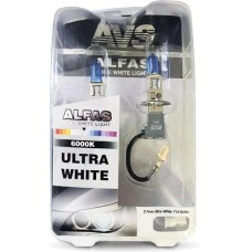 AVS Газонаполненные лампы ALFAS Pure-White 6000К H3 12V 85W, комплект 2+2 (W5W) шт