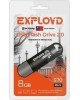 USB флэш-накопитель EXPLOYD 8GB 570 черный [EX-8GB-570-Black]