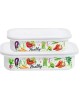 Контейнер APPETITE 2508/4 Veggies эмал 1,5л прям пласт/кр