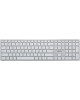 ACER Клавиатура OKR301, USB, Bluetooth/Радиоканал, белый + серебристый [zl.kbdee.015]