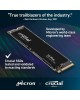 CRUCIAL SSD накопитель P3 Plus CT1000P3PSSD8 1ТБ, M.2 2280, PCIe 4.0 x4, NVMe, M.2