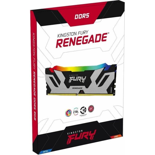 KINGSTON Память DDR5 16GB 8000MHz KF580C38RSA-16 Fury Renegade RGB RTL Gaming PC5-57600 CL38 DIMM 288-pin 1.45В single rank с радиатором Ret KINGSTON Память DDR5 16GB 8000MHz KF580C38RSA-16 Fury Renegade RGB RTL Gaming PC5-57600 CL38 DIMM 288-pin 1.45В single rank с радиатором Ret