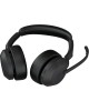 JABRA Гарнитура Evolve2 55, Link380c MS Stereo, для компьютера/мобильных устройств, накладные, Bluetooth, черный [25599-999-899]