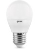 GAUSS Упаковка ламп LED E27, шар, 7Вт, 3 шт. [53227t]